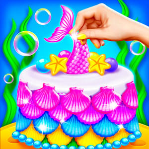 Mermaid Glitter Cake Maker