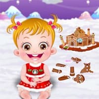 Baby Hazel Gingerbread House