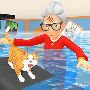 Cat And Granny