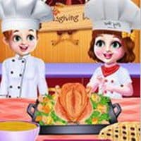 Chef Twins Thanksgiving Dinner Cooking