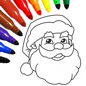 Christmas Coloring Game 2