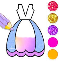 Coloring Book: Dress