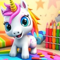 Coloring Book: Unicorn