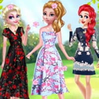 Disney Princesses Flower Fashion