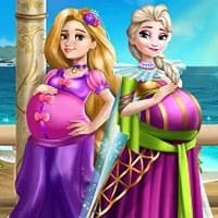 Elsa And Rapunzel Pregnant Costumes