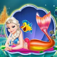 Elsa Mermaid Dress Up