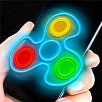 Fidget Spinner Neon Glow Online