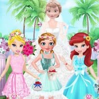 Flower Girls On Elsa's Wedding