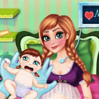 Frozen Anna Baby Birth