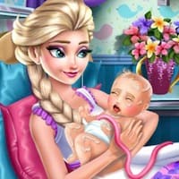 Frozen Elsa Birth Caring