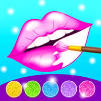 Glitter Lips Coloring Game