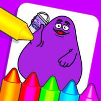 Grimace Coloring Book