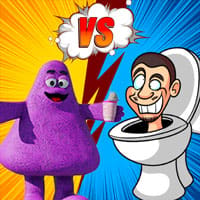 Grimace Vs Skibidi