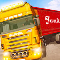 Long Trailer Truck Cargo Truck Simulator Game