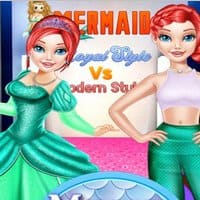 Mermaid Royal Style Vs Modern Style