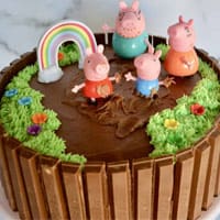 Peppa Pig Birthday Cake Cooking