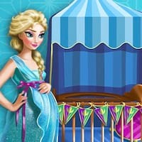 Pregnant Elsa Baby Room Deco