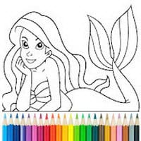 Princess Mermaid Coloring Game