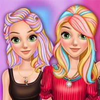 Rapunzel Dye Hair Design