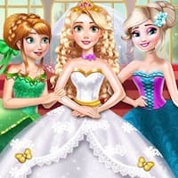 Rapunzel Princess Wedding Dress