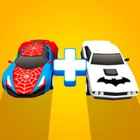 Superhero Car Merge Master