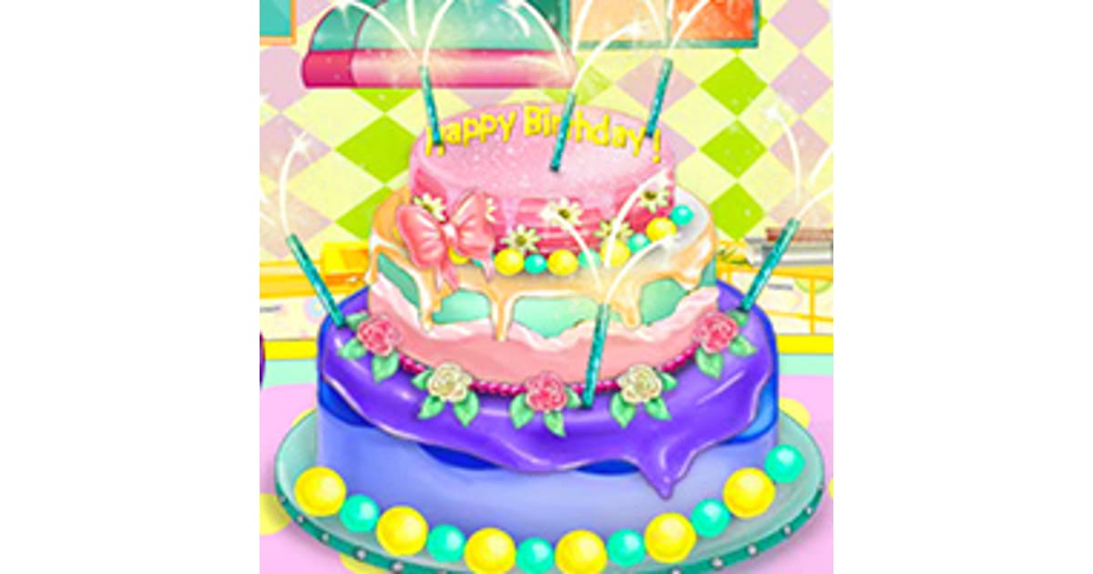 Little Girl Birthday Cake - Play Now For Free