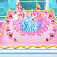 Disney Princess Cake Cooking